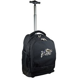 Mojo Navy Midshipmen Wheeled Premium Black Backpack
