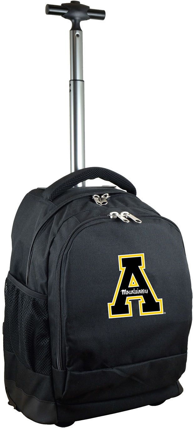 Mojo Appalachian State Mountaineers Wheeled Premium Black Backpack