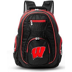 Mojo Wisconsin Badgers Colored Trim Laptop Backpack
