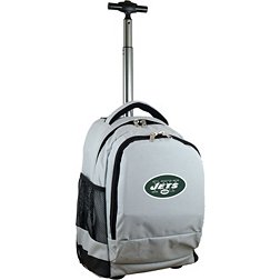 Mojo New York Jets Wheeled Premium Grey Backpack