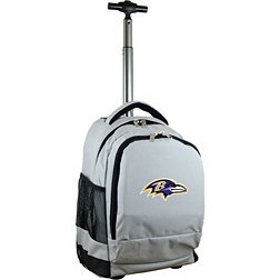 Mojo Baltimore Ravens Wheeled Premium Grey Backpack
