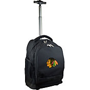 Mojo Chicago Blackhawks Wheeled Premium Black Backpack