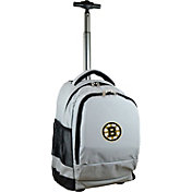 Mojo Boston Bruins Wheeled Premium Grey Backpack