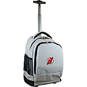 Mojo New Jersey Devils Wheeled Premium Grey Backpack