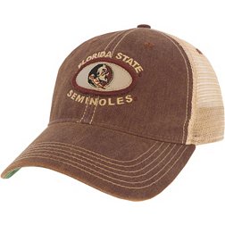 League-Legacy Men's Florida State Seminoles Garnet Old Favorite Adjustable Trucker Hat