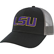 League-Legacy Men's LSU Tigers Lo-Pro Adjustable Trucker Black Hat