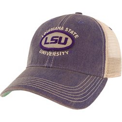 League-Legacy Men's LSU Tigers Purple Old Favorite Adjustable Trucker Hat