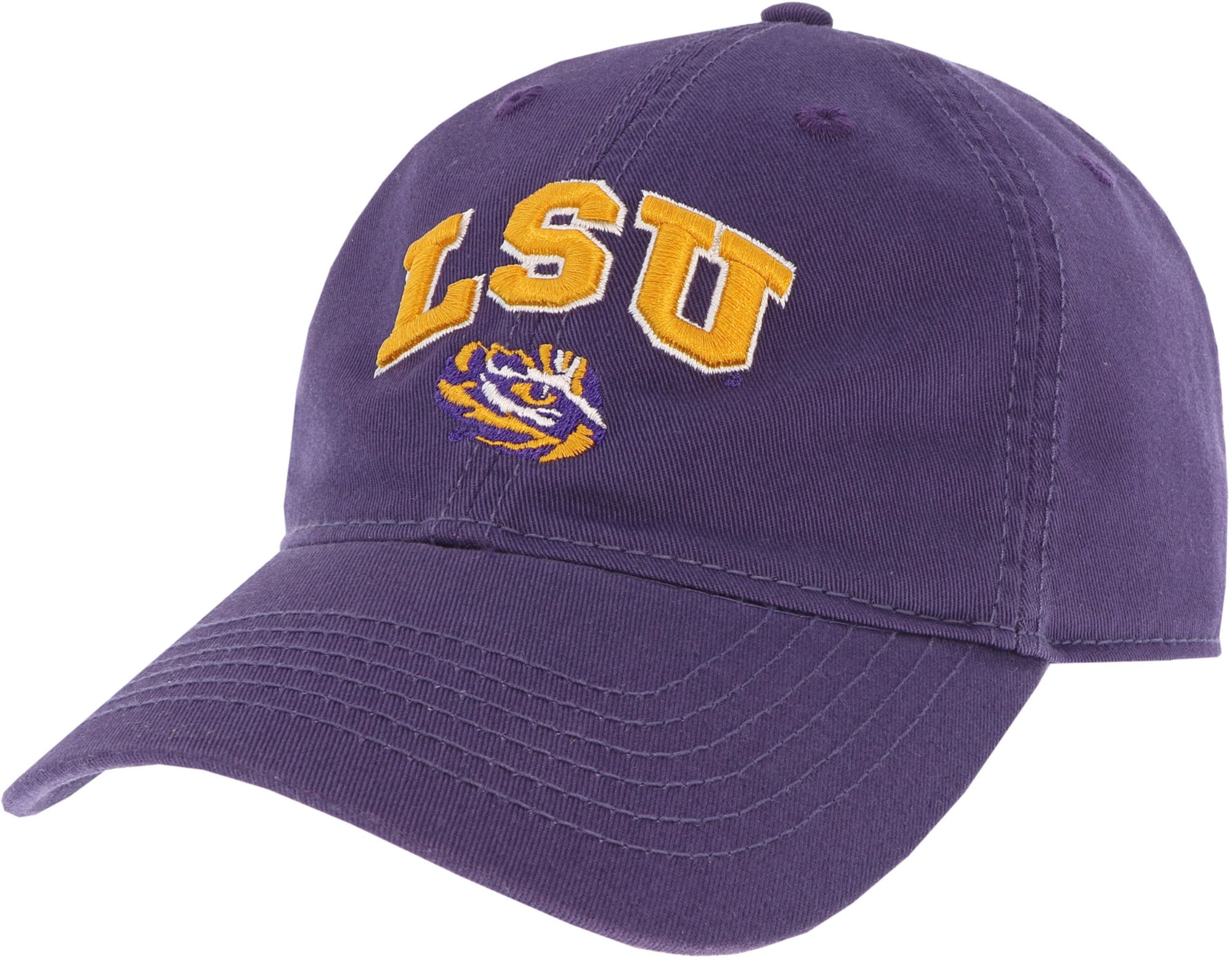 League-Legacy Men's LSU Tigers Purple Relaxed Twill Adjustable Hat