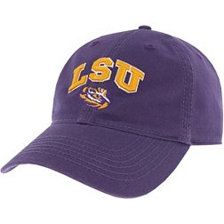 League-Legacy Men's LSU Tigers Purple Relaxed Twill Adjustable Hat