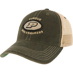 League-Legacy Men's Purdue Boilermakers Old Favorite Adjustable Trucker Black Hat