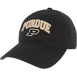 League-Legacy Men's Purdue Boilermakers Relaxed Twill Adjustable Black Hat