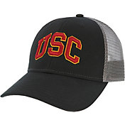 League-Legacy Men's USC Trojans Lo-Pro Adjustable Trucker Black Hat