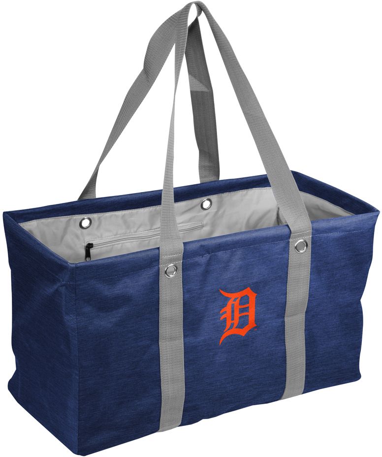 Logo Brands Detroit Tigers Crosshatch Picnic Caddy