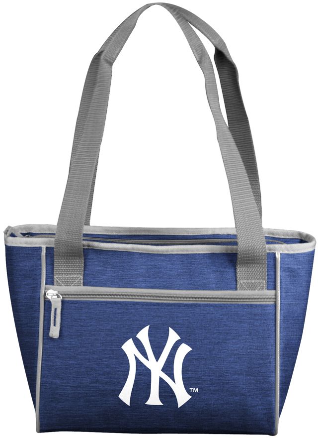 Logo Brands New York Yankees Crosshatch Can Cooler Tote