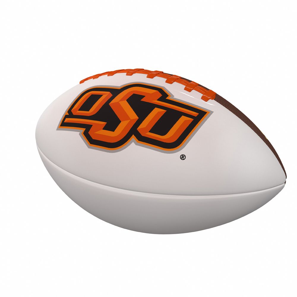 Logo Brands Oklahoma State Cowboys Autograph Football
