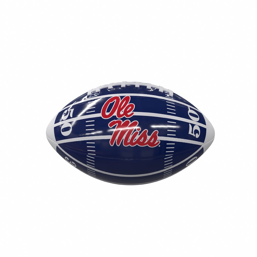 Logo Brands Ole Miss Rebels Glossy Mini Football