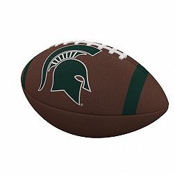 Logo Brands Michigan State Spartans Team Stripe Composite Football