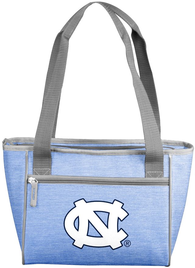 Logo Brands North Carolina Tar Heels Crosshatch Can Cooler Tote