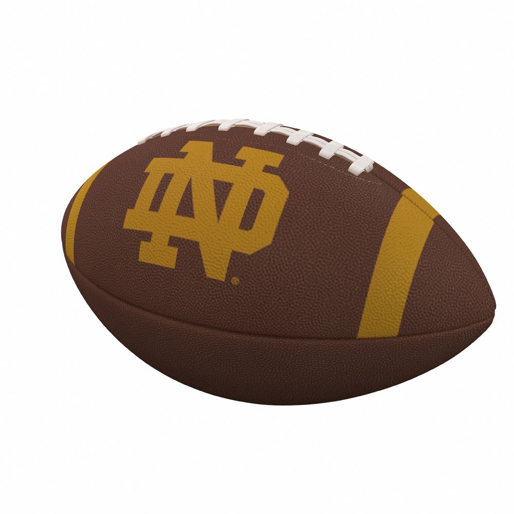 Logo Brands Notre Dame Fighting Irish Team Stripe Composite Football