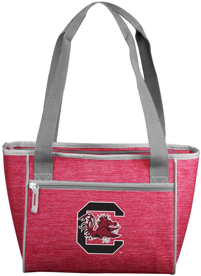 Logo Brands South Carolina Gamecocks Crosshatch Can Cooler Tote
