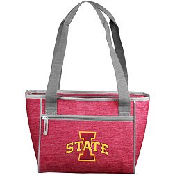 Logo Brands Iowa State Cyclones Crosshatch Can Cooler Tote
