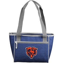 Logo Brands Chicago Bears Crosshatch Can Cooler Tote