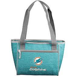 Logo Brands Miami Dolphins Crosshatch Can Cooler Tote