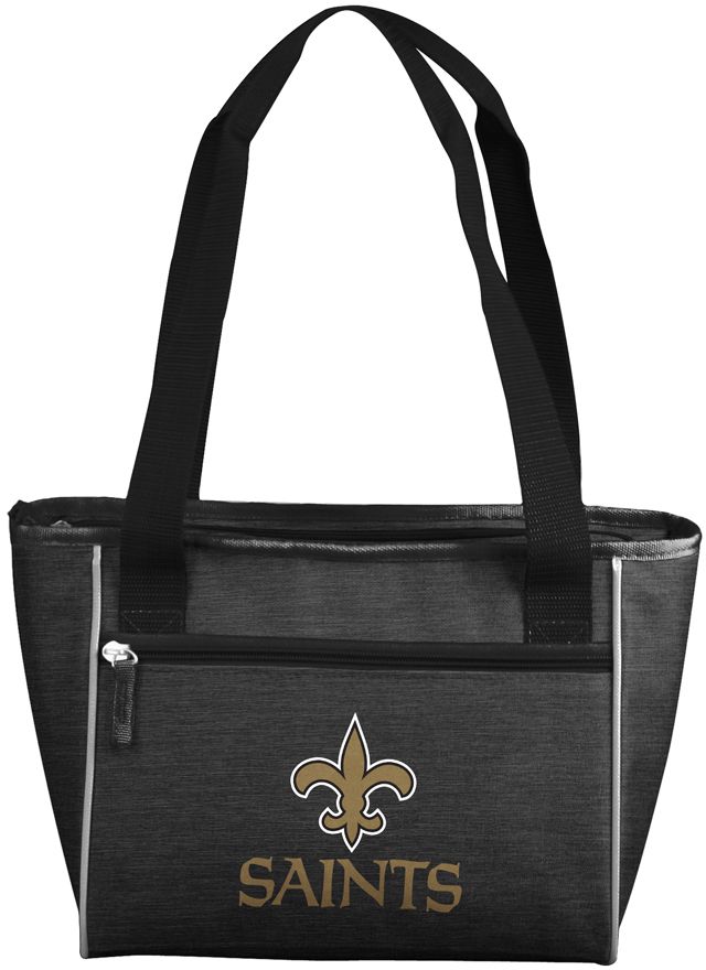 Logo Brands New Orleans Saints Crosshatch Can Cooler Tote