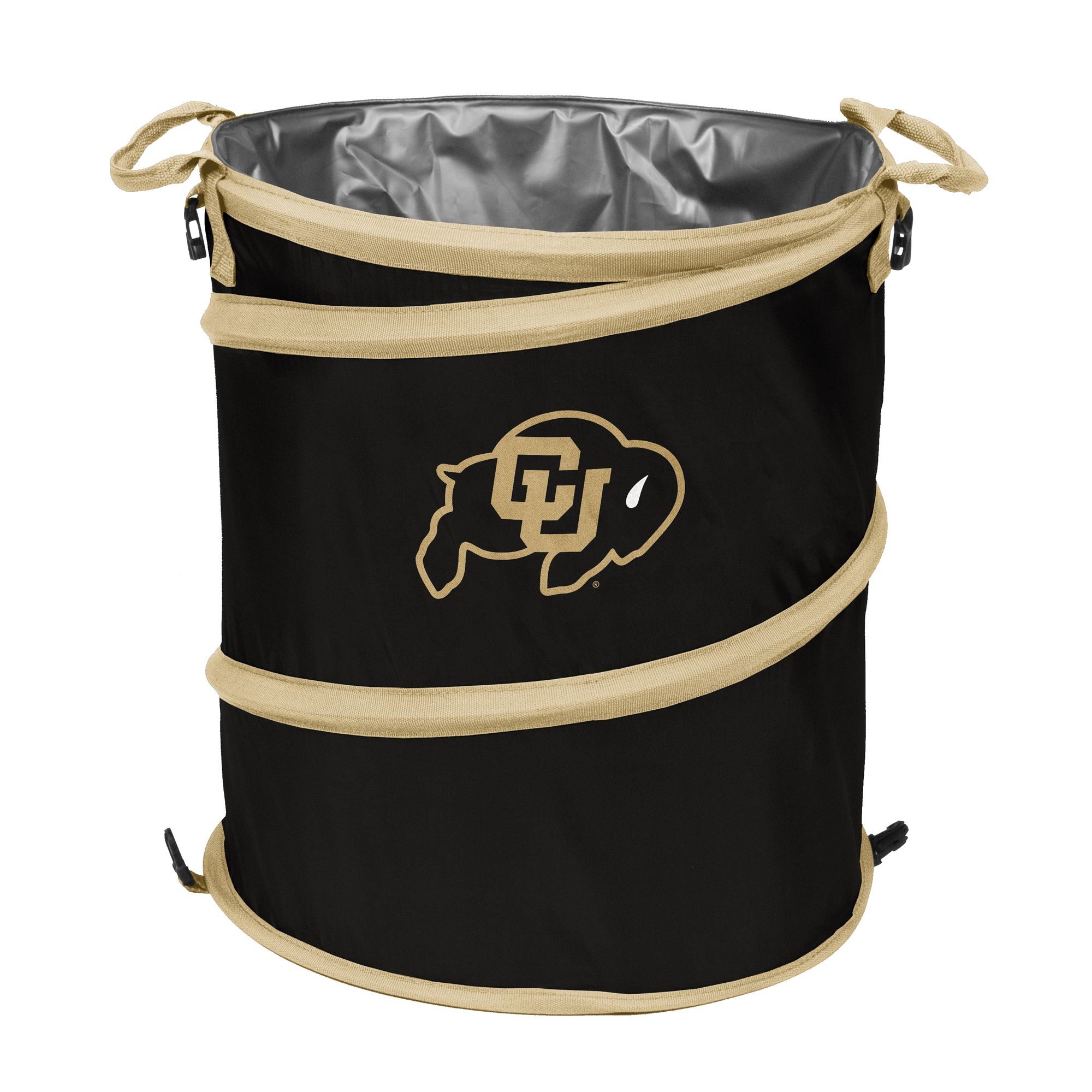 Logo Brands Colorado Buffaloes 3-in-1 Collapsible Trash Can Cooler - No Color