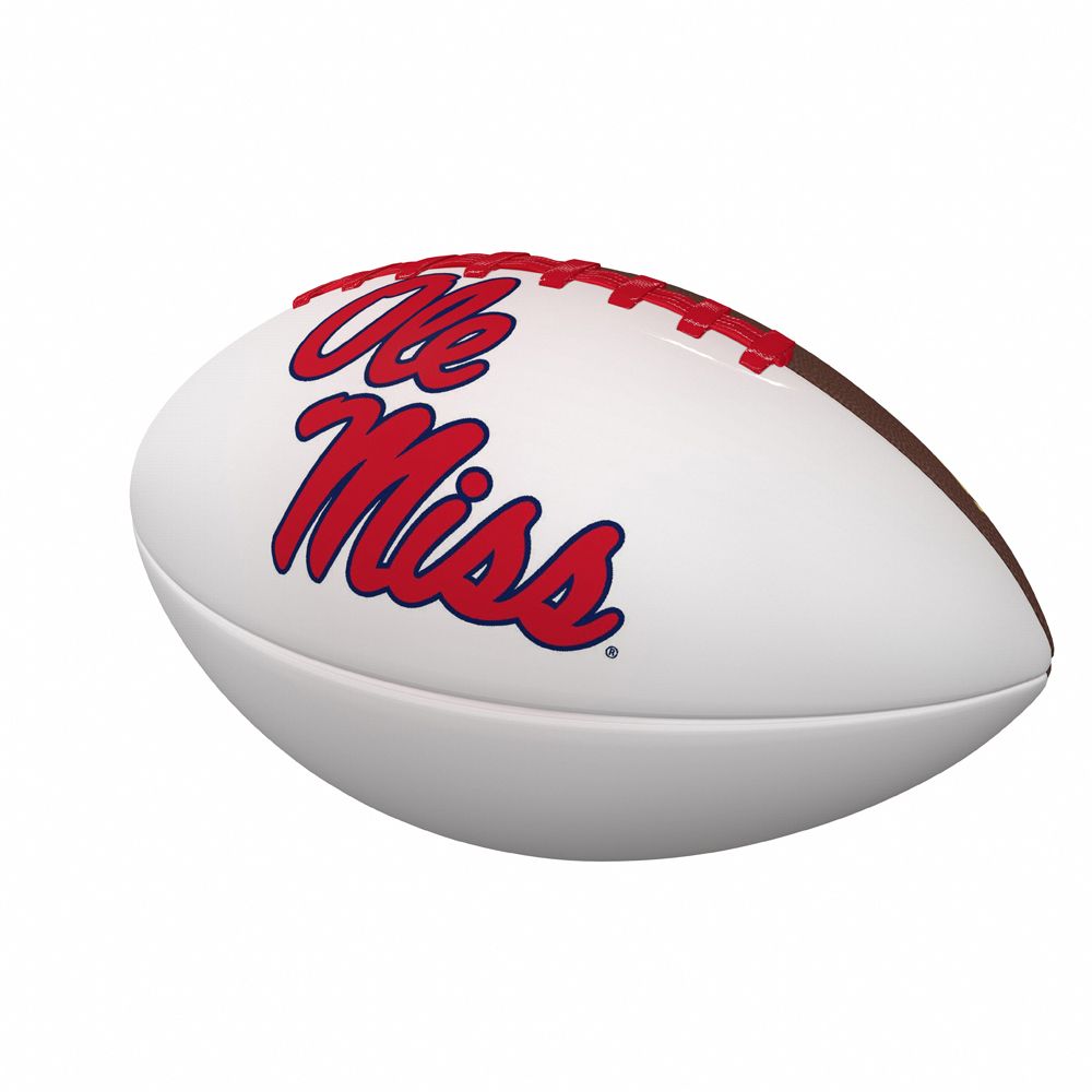 Logo Brands Ole Miss Rebels Autograph Football