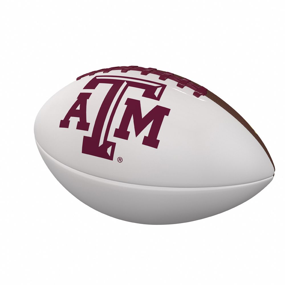 Logo Brands Texas A&amp;M Aggies Autograph Football
