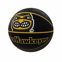 Logo Brands Iowa Hawkeyes Mascot Rubber Basketball