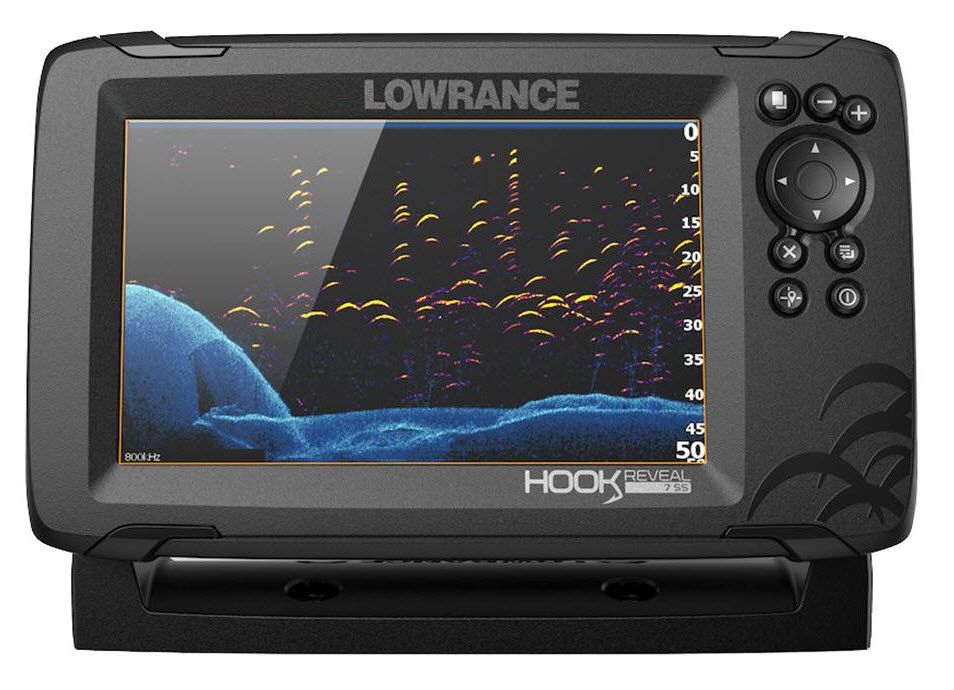 Lowrance Hook Reveal 7x Splitshot Fish Finder w/C-Map US Inland Mapping-Floor Model