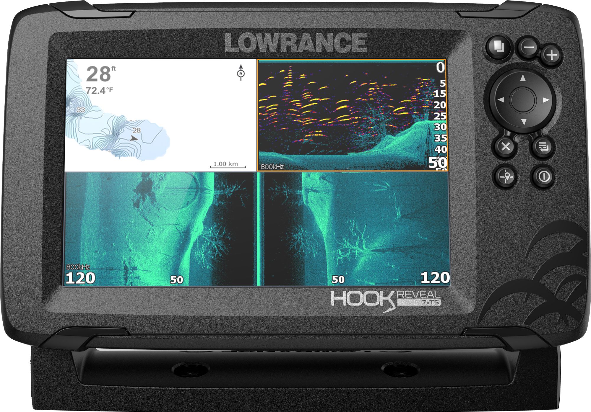 Lowrance Hook Reveal 7x TripleShot Fish Finder-Floor Model