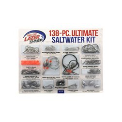 Eagle Claw Lazer Sharp Ultimate Saltwater Terminal Tackle Kit – 138 Pieces