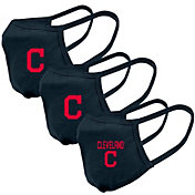 Levelwear Adult Cleveland Indians 3-Pack Face Coverings