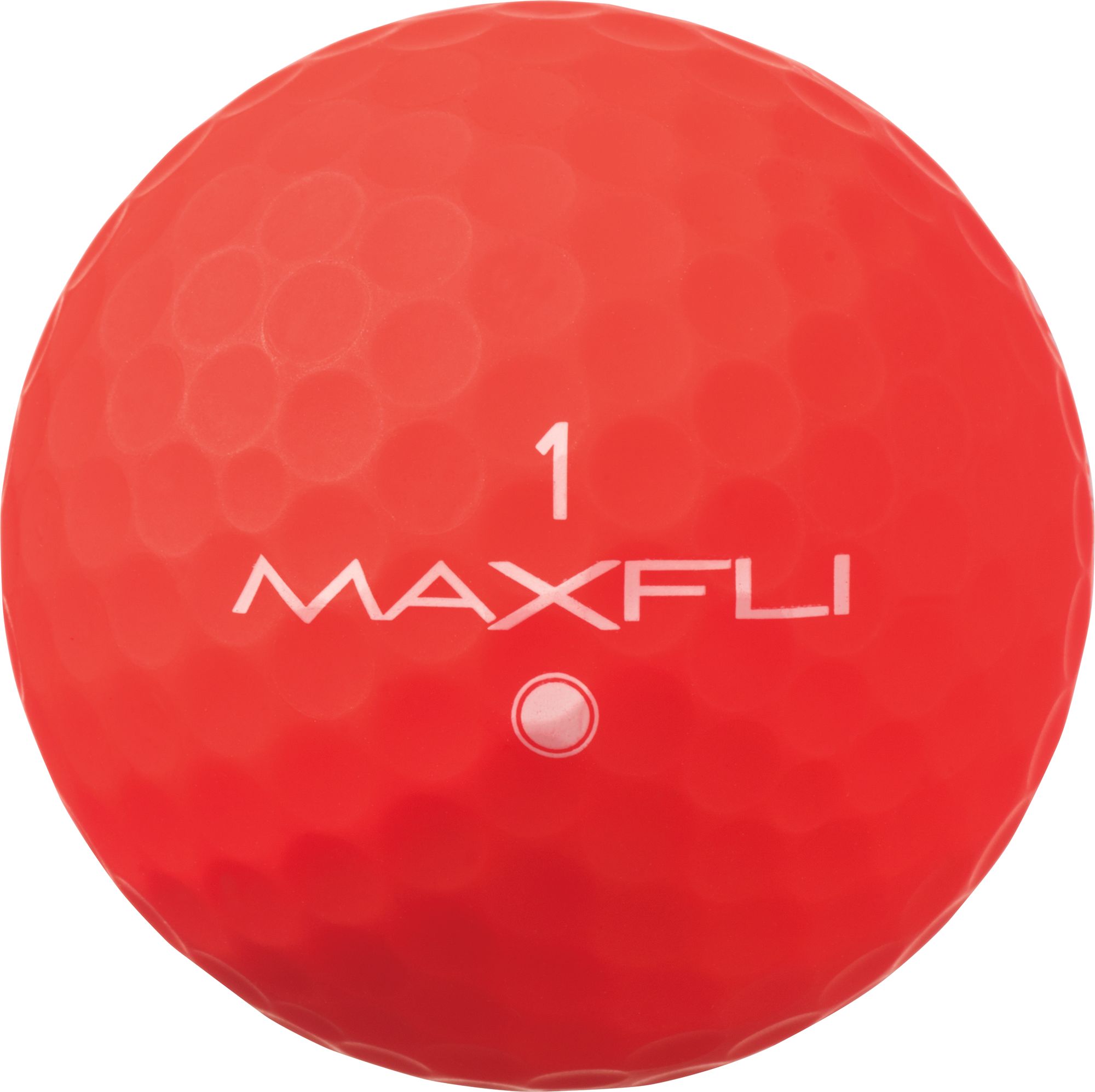 Maxfli SoftFli Matte Golf Balls – Red