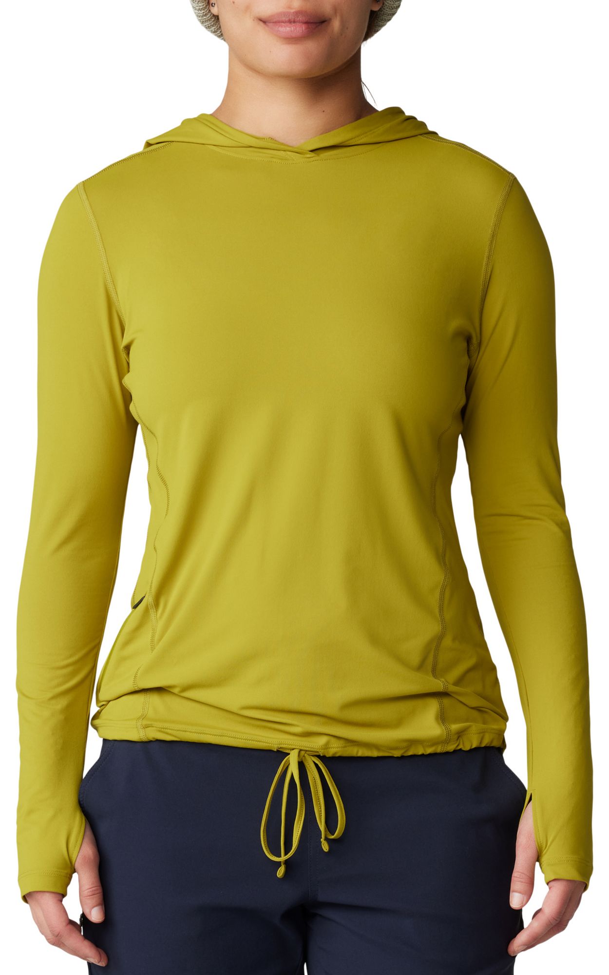 Mountain Hardwear Women's Crater Lake Long Sleeve Hoodie - Green