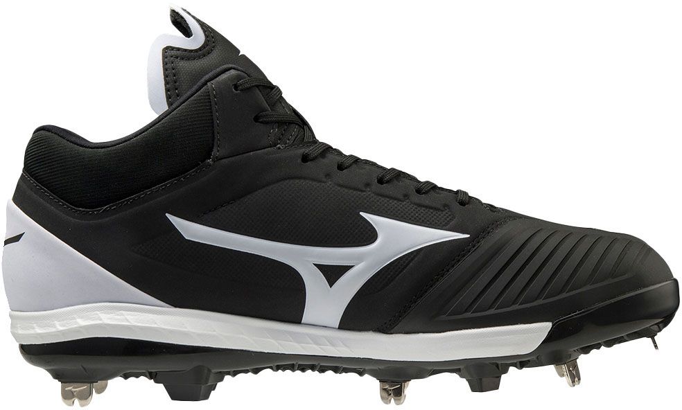 all white mizuno softball cleats