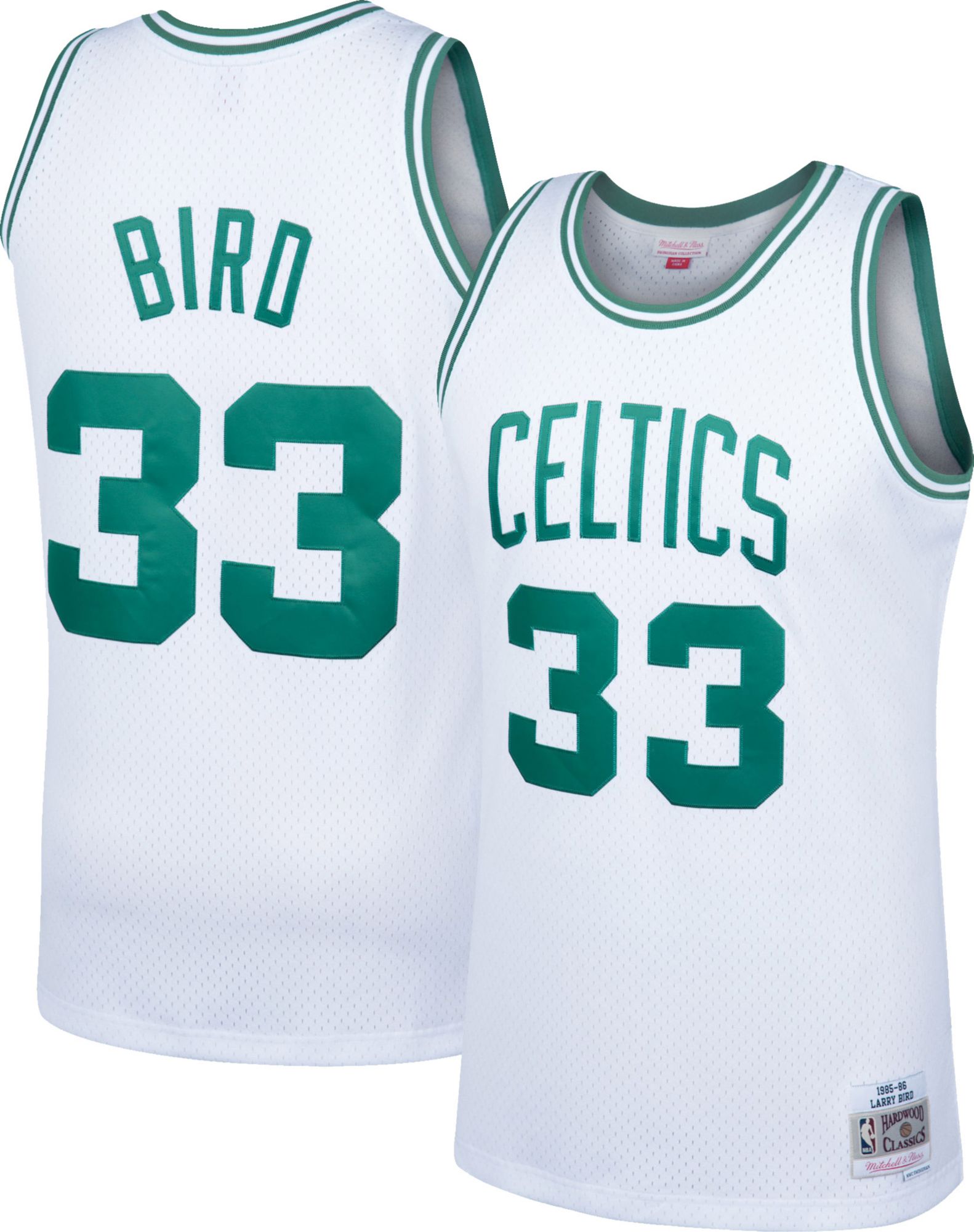 Mitchell &amp; Ness Men's Boston Celtics Larry Bird #33 Swingman White Jersey