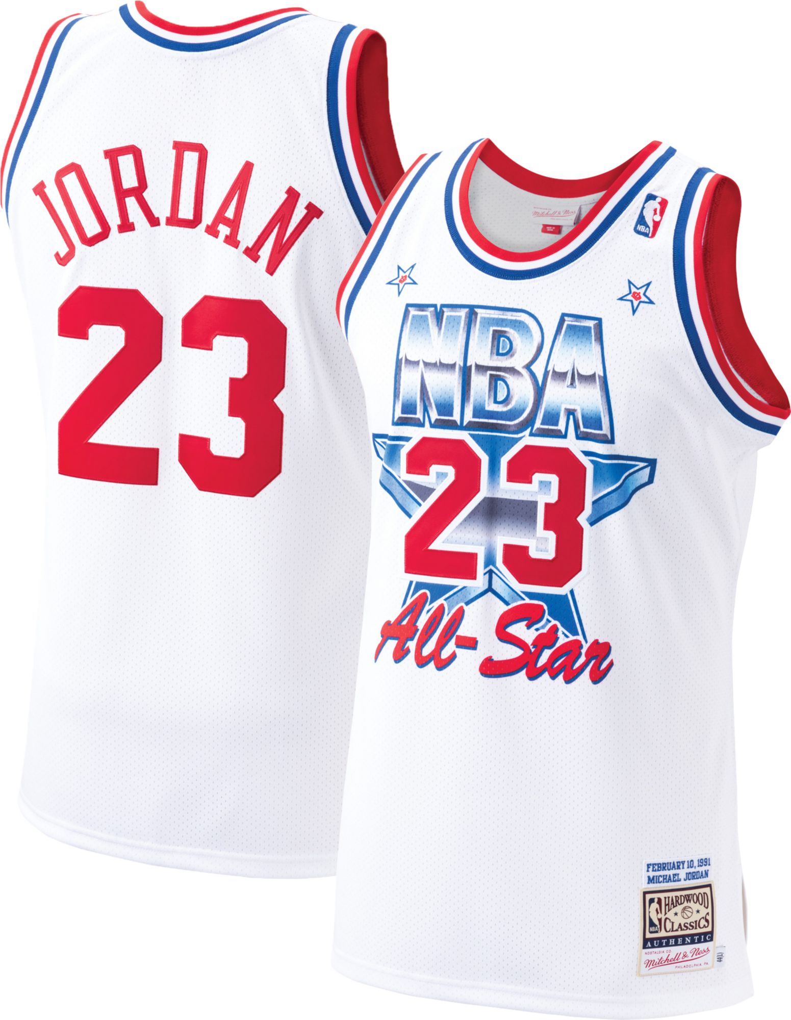 red and white jordan jersey