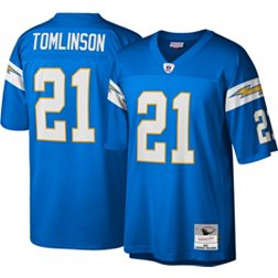 Mitchell & Ness Men's San Diego Chargers Ladainian Tomlinson #21 Blue 2009 Throwback Jersey