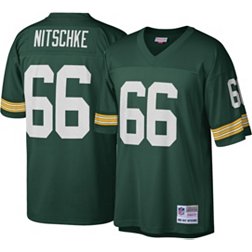 Mitchell & Ness Men's Green Bay Packers Ray Nitschke #66 Green 1966 Throwback Jersey