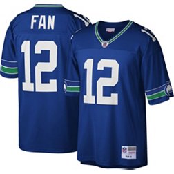 Mitchell & Ness Men's Seattle Seahawks 12th Fan Royal Throwback Jersey
