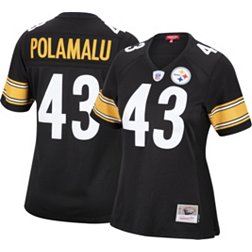 Mitchell & Ness Women's Pittsburgh Steelers Troy Polamalu #43 Black 2005 Throwback Jersey