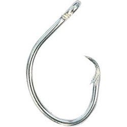  Mustad Classic 2 Extra Strong in Line Point Duratin Circle  Fishing Hook, Strong for Heavy Tuna