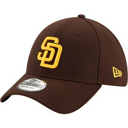 New Era Men's San Diego Padres Brown Team Classic 39Thirty Stretch Fit Hat