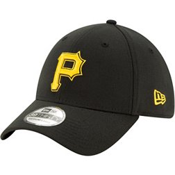 New Era Men's Pittsburgh Pirates Black Classic 39Thirty Stretch Fit Hat