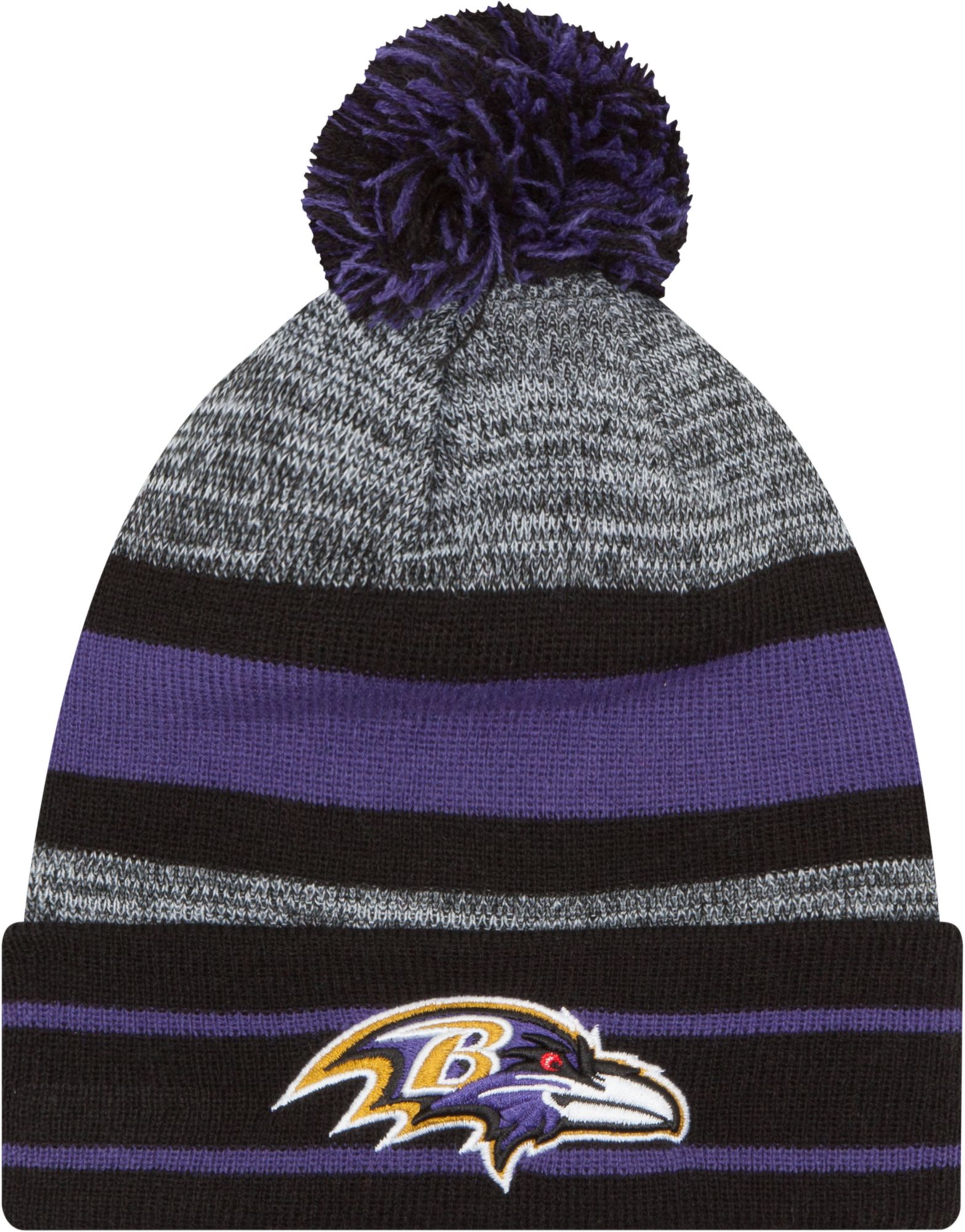 Official Mens Baltimore Ravens Beanies, Ravens Mens Knit Hats