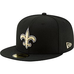 New Era Men's New Orleans Saints Black 59Fifty Logo Fitted Hat